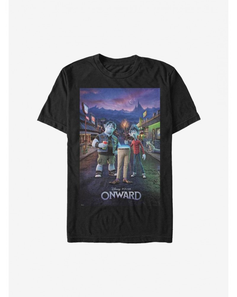 Disney Onward Dad Poster T-Shirt $7.36 T-Shirts