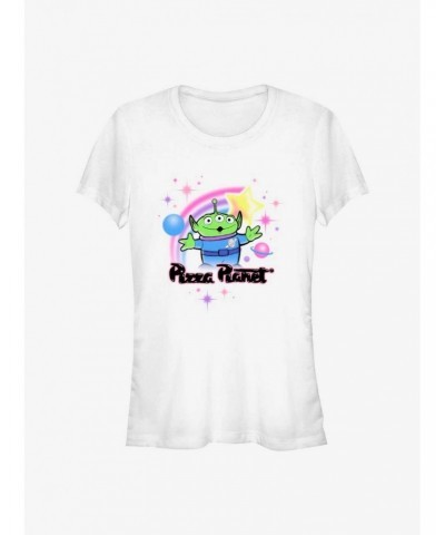 Disney Pixar Toy Story Pizza Planet Alien Airbrush Girls T-Shirt $6.97 T-Shirts