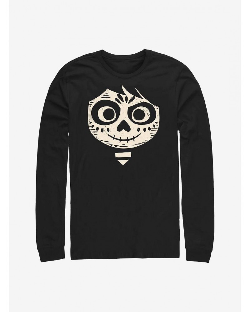 Disney Pixar Coco Miguel Face Long-Sleeve T-Shirt $11.28 T-Shirts