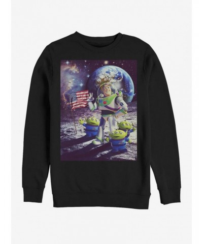 Disney Pixar Toy Story Moon Guy Crew Sweatshirt $11.11 Sweatshirts