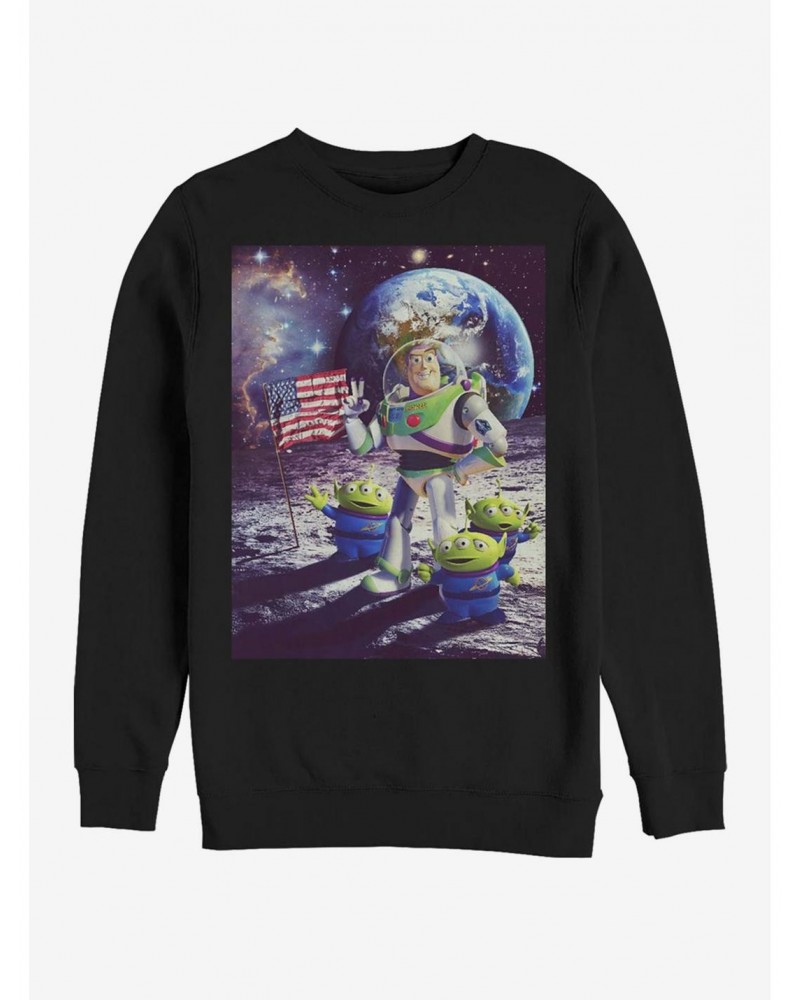 Disney Pixar Toy Story Moon Guy Crew Sweatshirt $11.11 Sweatshirts