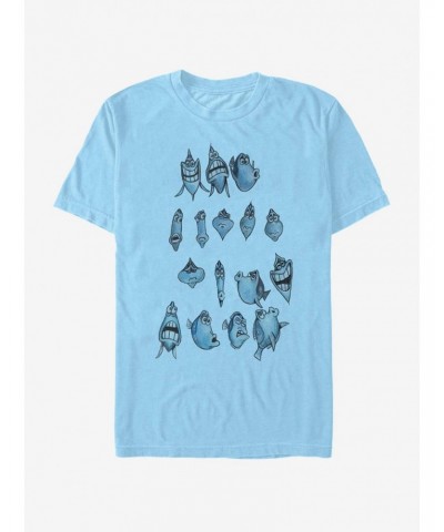 Disney Pixar Finding Nemo Dory Faces T-Shirt $6.86 T-Shirts