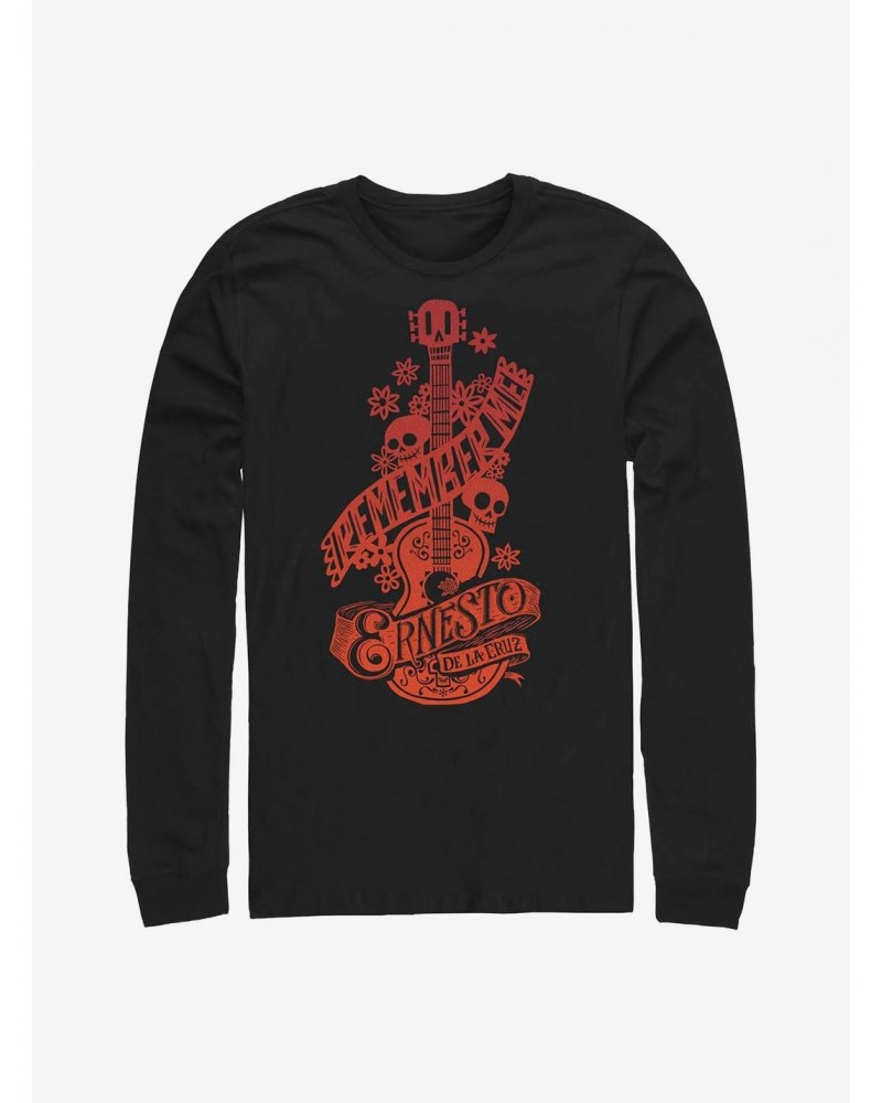 Disney Pixar Coco Ernesto De La Cruz Remember Me Long-Sleeve T-Shirt $7.60 T-Shirts