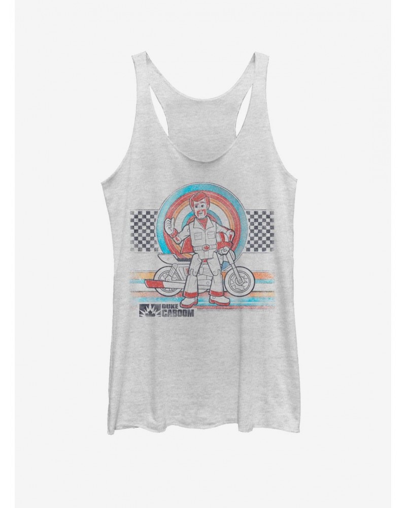 Disney Pixar Toy Story 4 Ride 4 Lyfe Girls White Heathered Tank Top $7.98 Tops