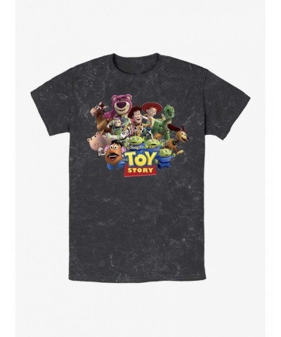 Disney Pixar Toy Story Squad Mineral Wash T-Shirt $5.44 T-Shirts