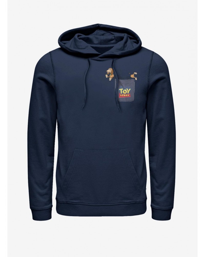 Disney Pixar Toy Story Slinky Dog Faux Pocket Hoodie $10.06 Hoodies