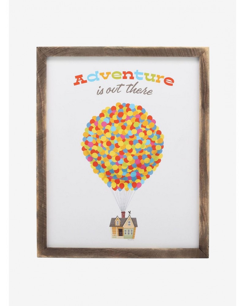 Disney Pixar Up Adventure Is Out There Up Framed Wood Wall Decor $12.20 Décor