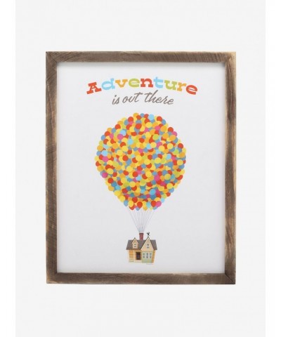 Disney Pixar Up Adventure Is Out There Up Framed Wood Wall Decor $12.20 Décor