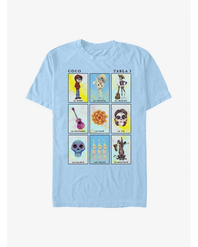 Disney Pixar Coco Character Cards T-Shirt $7.36 T-Shirts