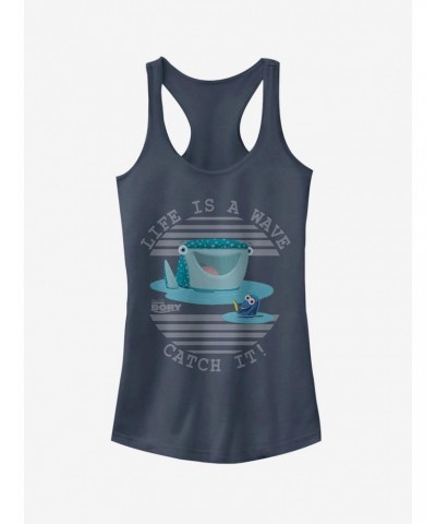 Disney Pixar Finding Dory Destiny Life is Wave Girls Tank Top $6.27 Tops