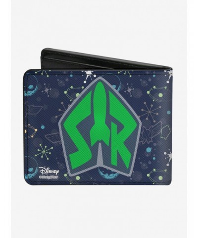 Disney Pixar Toy Story Buzz Lightyear Flight Space Ranger Logo Bifold Wallet $8.15 Wallets