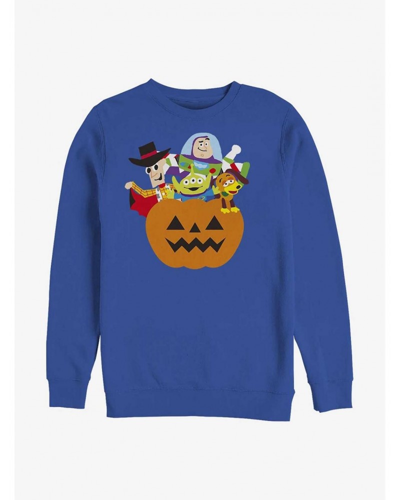 Disney Pixar Toy Story Pumpkin Surprise Characters Sweatshirt $12.14 Sweatshirts