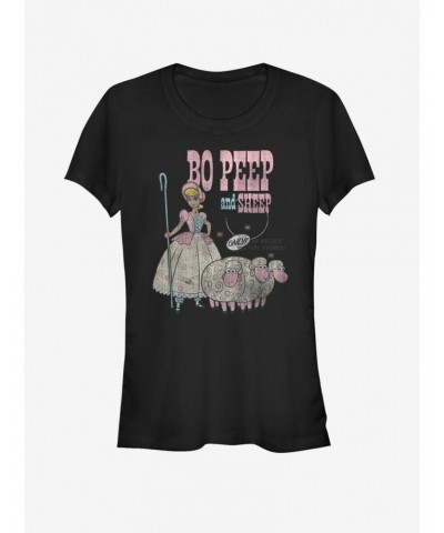 Disney Pixar Toy Story 4 Bo Peep And Sheep Girls T-Shirt $5.40 T-Shirts