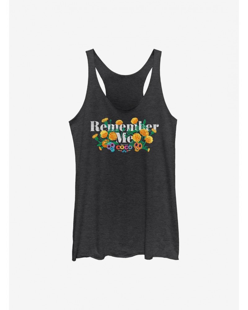 Disney Pixar Coco Remember Me Marigolds Girls Tank $8.52 Tanks