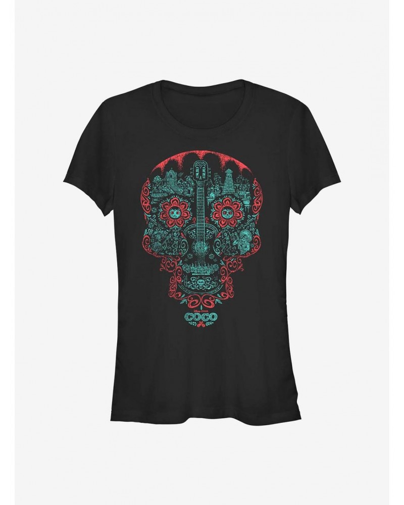 Disney Pixar Coco Craneo Muerto Girls T-Shirt $8.37 T-Shirts