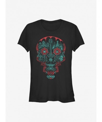 Disney Pixar Coco Craneo Muerto Girls T-Shirt $8.37 T-Shirts