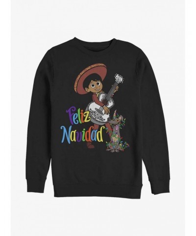 Disney Pixar Coco Coco Feliz Navidad Crew Sweatshirt $9.04 Sweatshirts