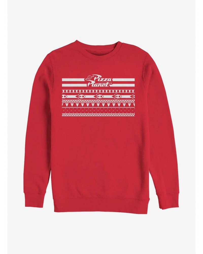 Disney Pixar Toy Story Red Planet Holiday Crew Sweatshirt $11.11 Sweatshirts