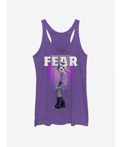 Disney Pixar Inside Out Fear Portrait Girls Tank Top $7.07 Tops