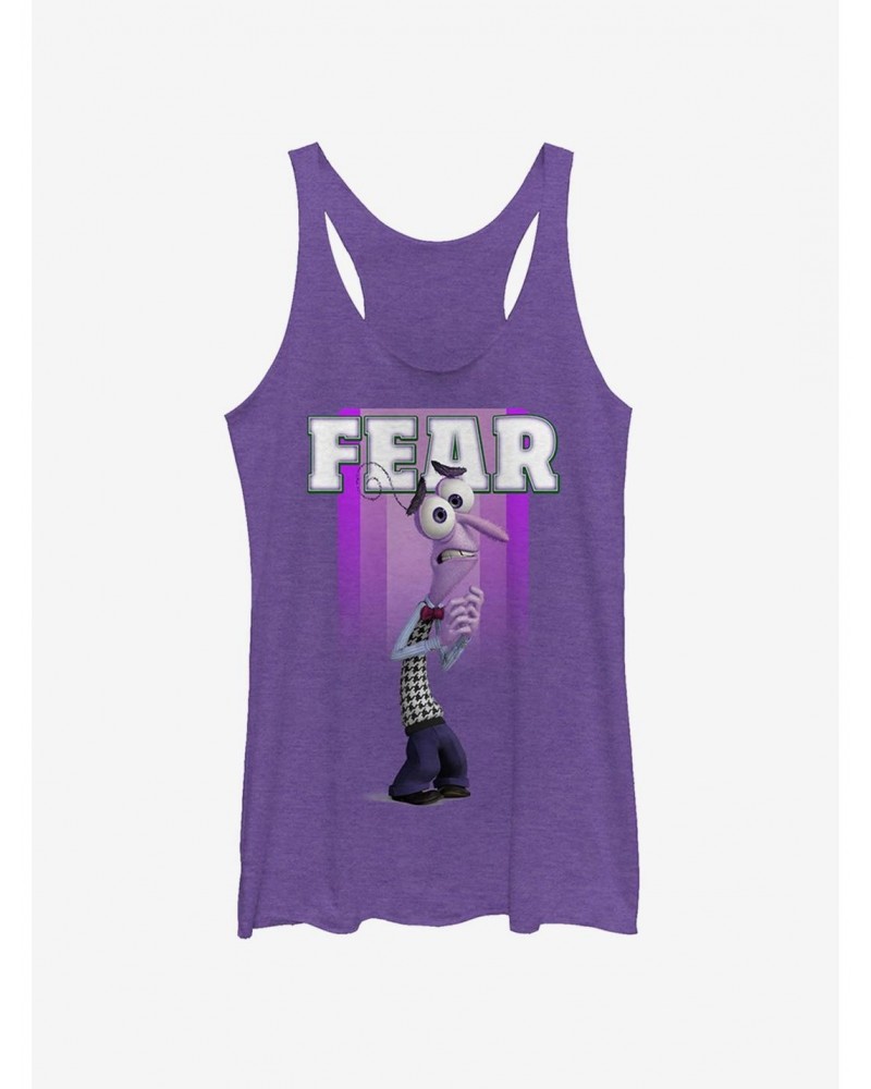 Disney Pixar Inside Out Fear Portrait Girls Tank Top $7.07 Tops