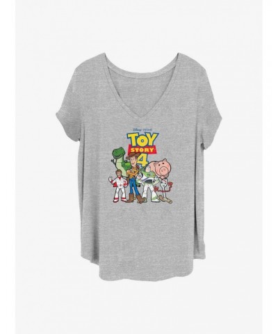 Disney Pixar Toy Story 4 Toy Crew Girls T-Shirt Plus Size $7.08 T-Shirts