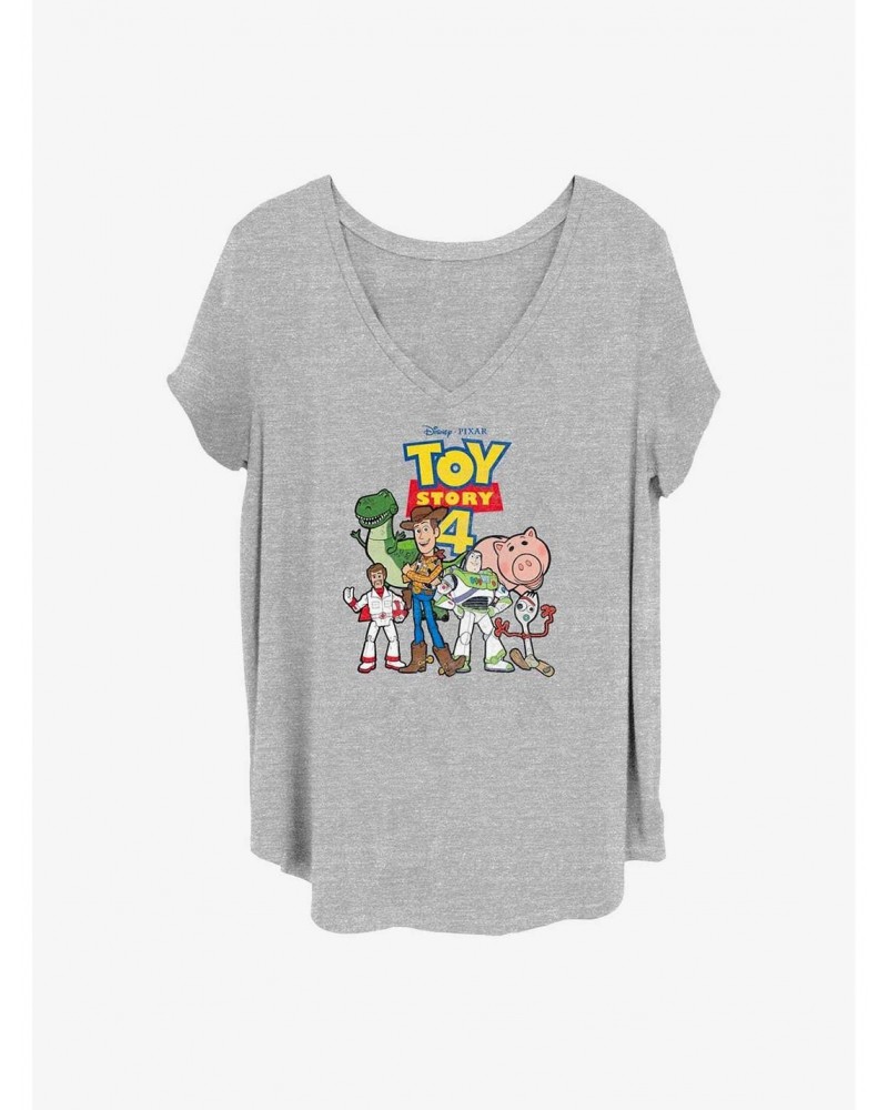 Disney Pixar Toy Story 4 Toy Crew Girls T-Shirt Plus Size $7.08 T-Shirts