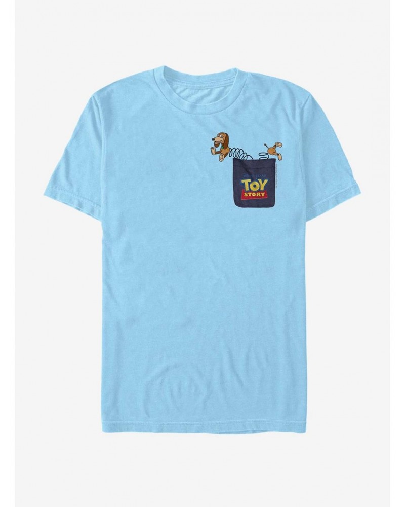 Disney Pixar Toy Story Slinky Dog Faux Pocket T-Shirt $8.20 T-Shirts