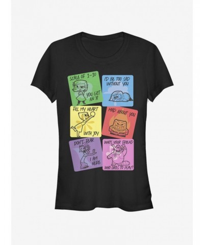 Disney Pixar Inside Out V-Day Cards Girls T-Shirt $7.67 T-Shirts