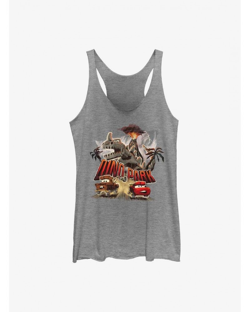 Cars Dino Poster Girls Raw Edge Tank $7.07 Tanks