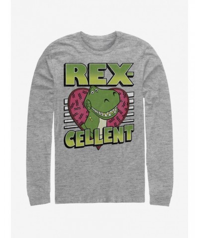 Disney Pixar Toy Story Rexcellent Heart Long-Sleeve T-Shirt $9.67 T-Shirts