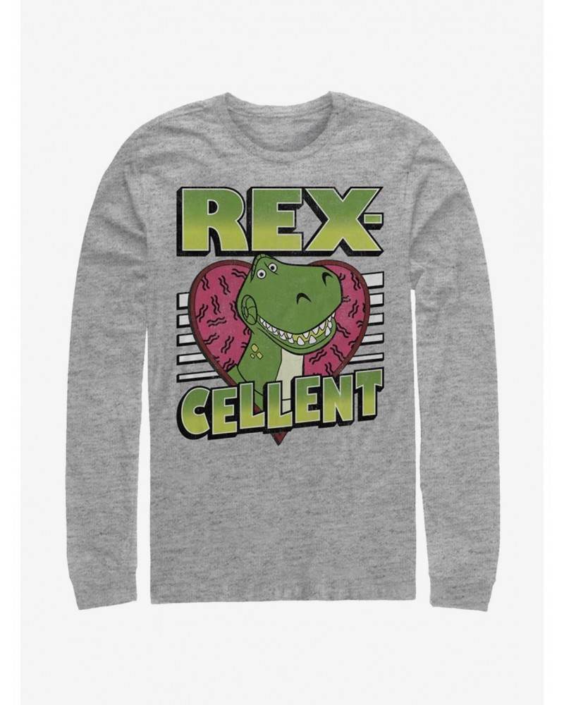 Disney Pixar Toy Story Rexcellent Heart Long-Sleeve T-Shirt $9.67 T-Shirts