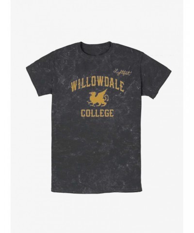 Disney Pixar Onward Willowdale College Mineral Wash T-Shirt $6.89 T-Shirts