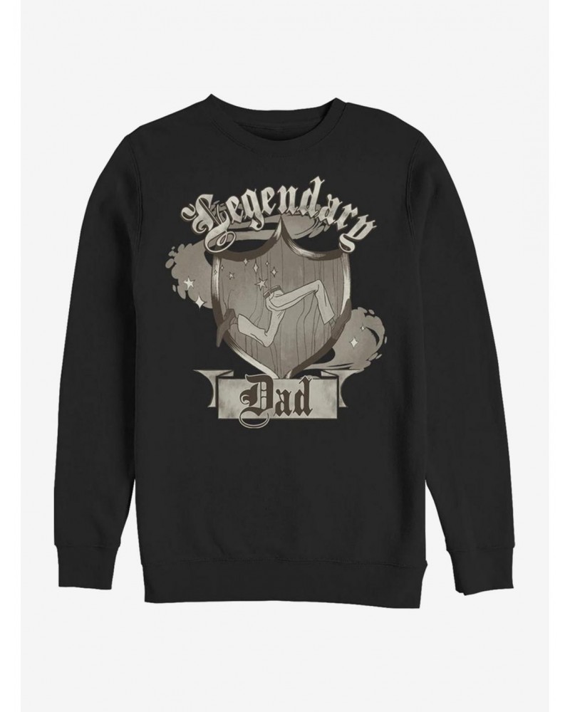 Disney Pixar Onward Legendary Dad Legs Crew Sweatshirt $7.75 Sweatshirts