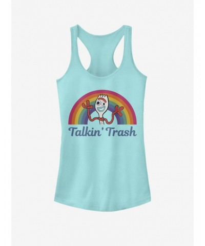 Disney Pixar Toy Story 4 Talkin' Trash Girls Cancun Blue Tank Top $5.23 Tops