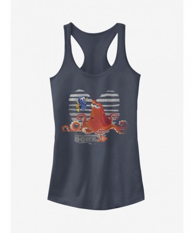 Disney Pixar Finding Dory Hank Dory Heart Girls Tank $8.02 Tanks