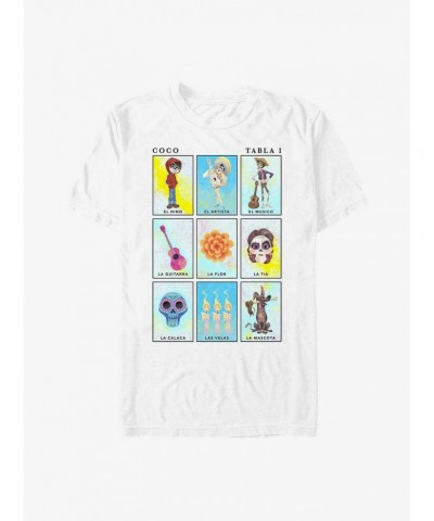 Extra Soft Disney Pixar Coco Character Cards T-Shirt $10.47 T-Shirts