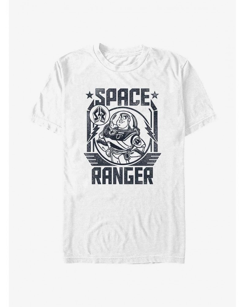 Disney Pixar Toy Story Buzz Lightyear Space Ranger Crest T-Shirt $7.36 T-Shirts