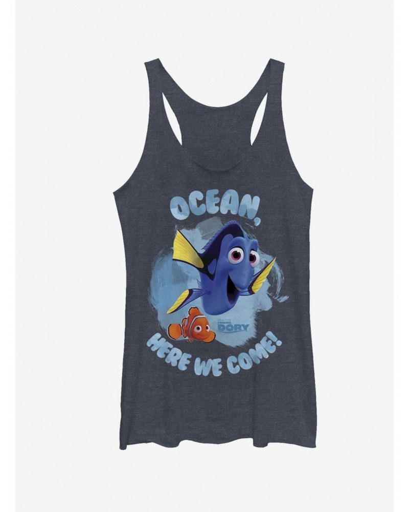 Disney Pixar Finding Dory Ocean Here We Come Girls Tank $7.80 Tanks