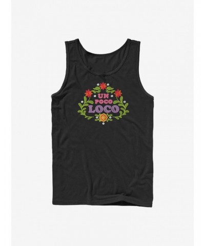 Disney Pixar Coco Un Poco Loco Floral Emblem Tank $7.67 Tanks