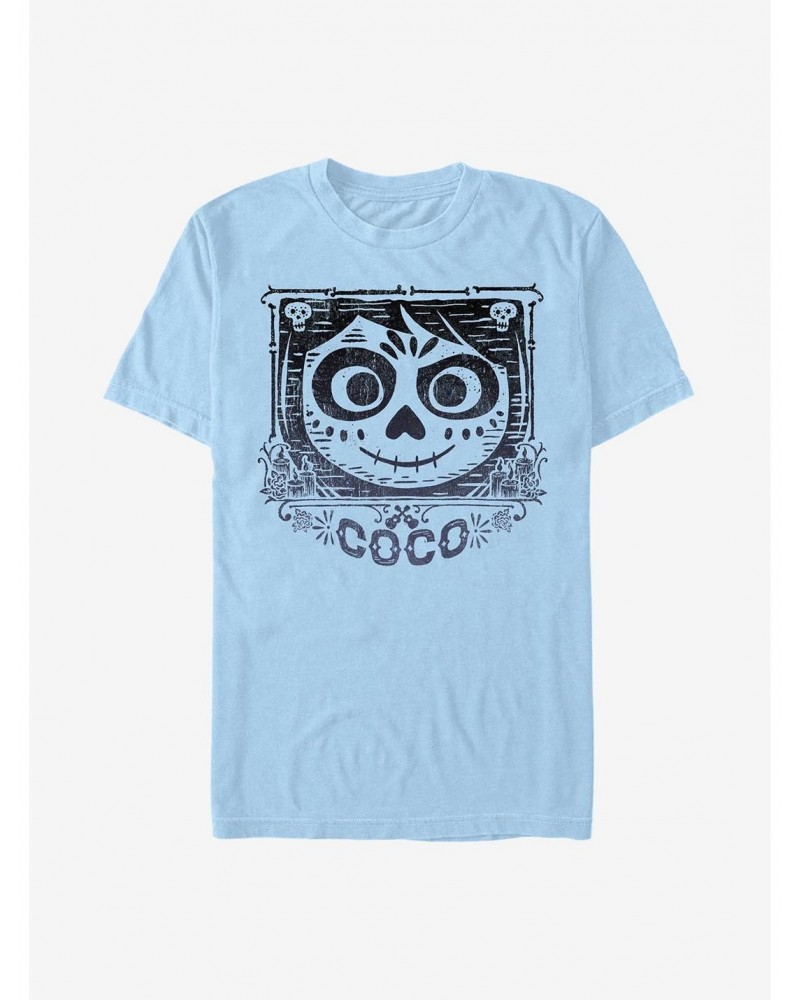 Disney Pixar Coco Face Frame T-Shirt $8.03 T-Shirts