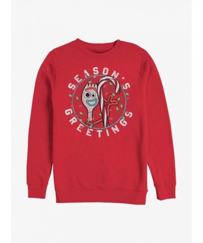 Disney Pixar Toy Story 4 Season's Greetings Crew Sweatshirt $11.11 Sweatshirts