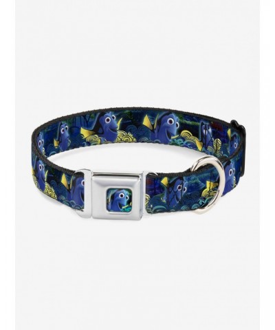 Disney Pixar Finding Nemo Dory Poses Seatbelt Buckle Dog Collar $9.71 Pet Collars