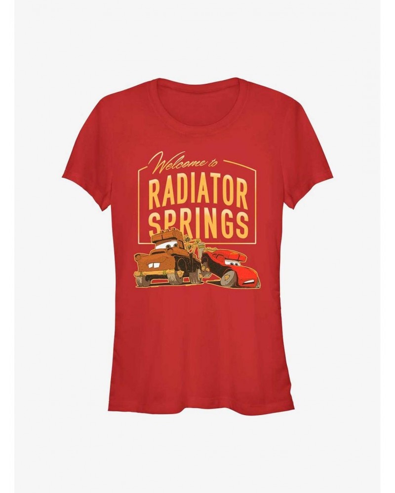 Cars Welcome To Radiator Springs Girls T-Shirt $6.80 T-Shirts