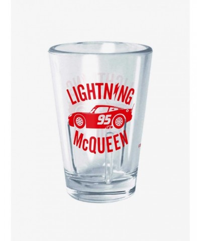 Disney Pixar Cars Race Ready Lightning McQueen Mini Glass $2.98 Glasses