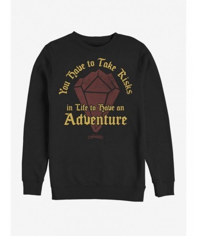 Disney Pixar Onward Risk For Adventure Crew Sweatshirt $12.92 Sweatshirts