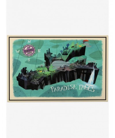 Disney Pixar Up Map Wood Wall Décor $19.23 Décor