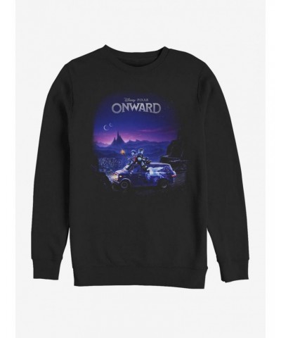 Disney Pixar Onward Poster Knockout Crew Sweatshirt $12.66 Sweatshirts