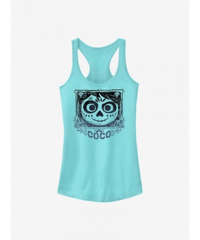 Disney Pixar Coco Face Frame Girls Tank $8.19 Tanks