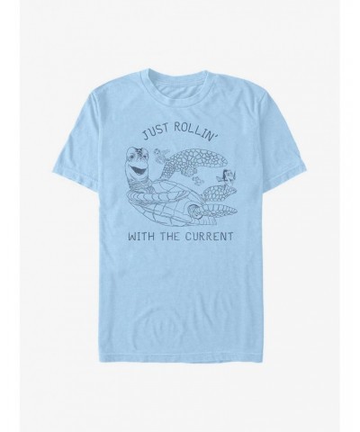 Disney Pixar Finding Nemo Crush and Squirt Just Rollin' With The Current T-Shirt $6.69 T-Shirts