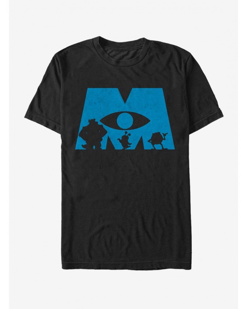 Monsters Inc. Logo Silhouette T-Shirt $5.52 T-Shirts